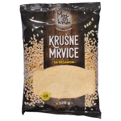 KRUŠNE MRVICE SA SEZAMOM 500 g