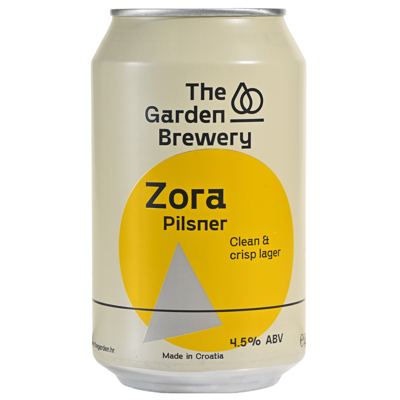 *PIVO GARDEN 0.33L CRAFT PILSNER -24/1- 4.5%ALC LIMENKA