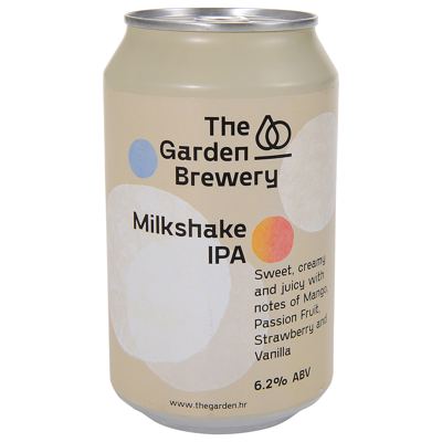 *PIVO GARDEN 0.33L MILKSHAKE IPA -24/1- 6.2%ALC LIMENKA