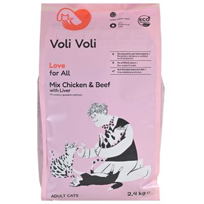 VOLIVOLI HRANA ZA MAČKE PILETINA GOVEDINA 2,4kg