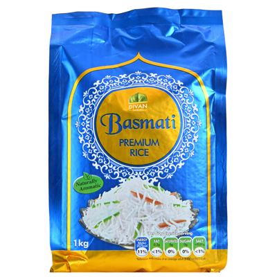 RIŽA BASMATI 1 kg DIVAN GARDEN