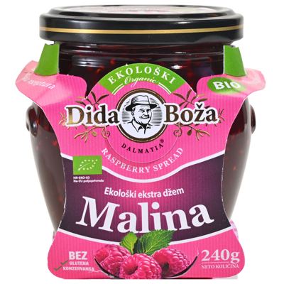 DŽEM MALINA EKOLOŠKI DIDA BOŽA 240 g