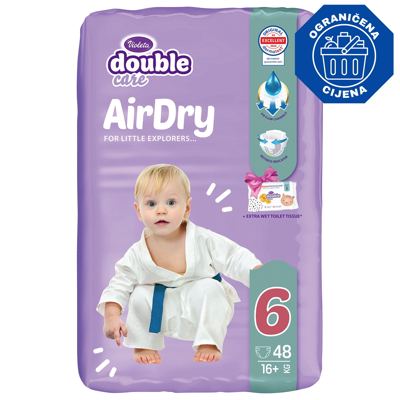 N-PELENE VIOLETA AIR DRYJUNIOR PLUS 6 JUMBO 48KOM