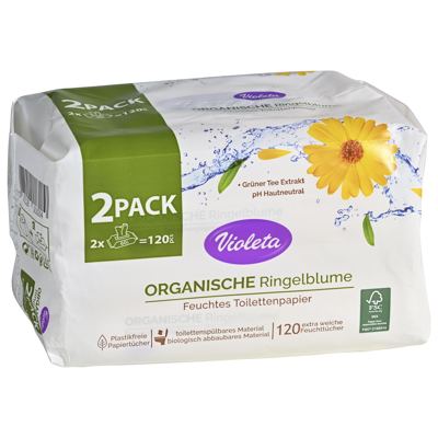 TOALETNI PAPIR VLAŽNI NEVEN VIOLETA 2X60