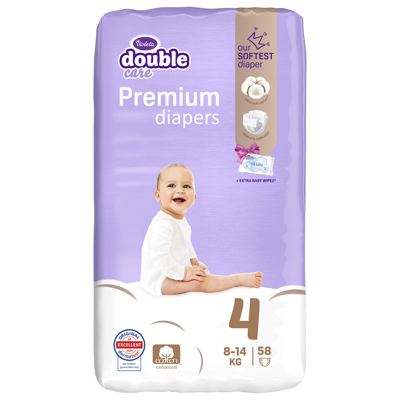 Violeta cotton prem.pelene vel.4, 58kom