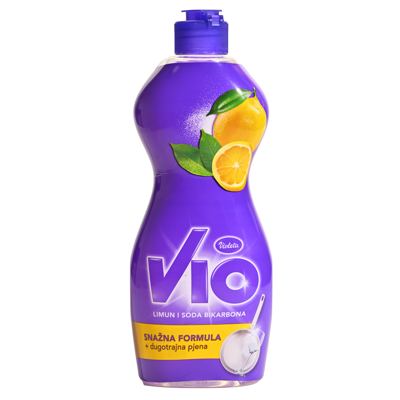Vio Deterdž.za suđe tekući limun 450ml