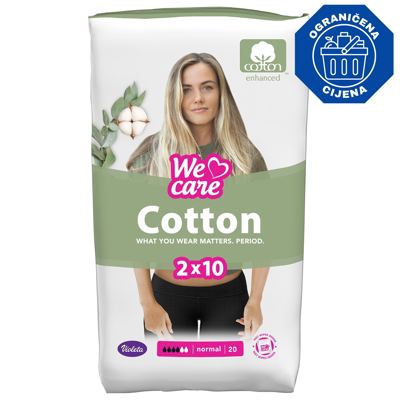 Violeta hig. ulošci Cotton normal 20kom.