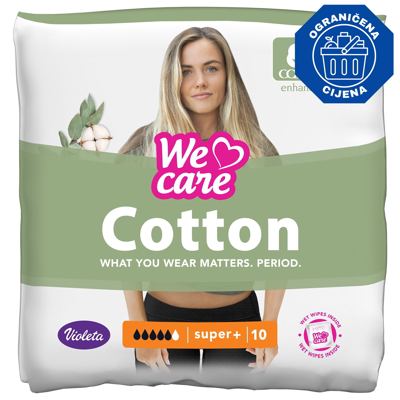 Violeta hig. ulošci Cotton super 10kom.