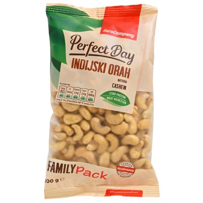 INDIJSKI ORAŠČIĆ 300G JASTUK SIROVI FAMILY PACK