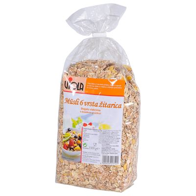 MUSLI 6 VRSTA ŽITARICA 1000g