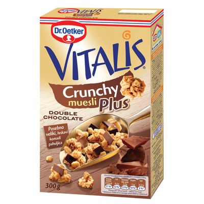 DR.OETKER CRUNCHY PLUS DUPLA ČOK