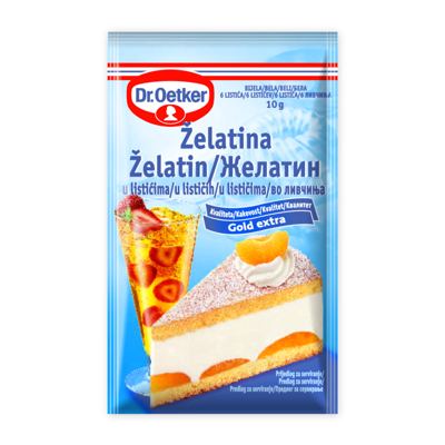 ŽELATINA LISTIĆ BIJELA 10g DR.O