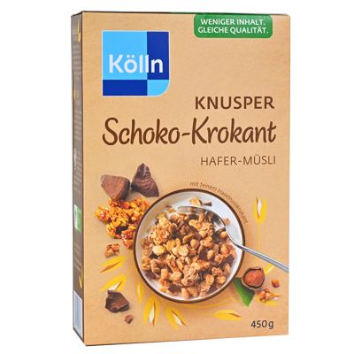 MUSLI KOLLN 450G S ČOKOLADOM GRANOLA