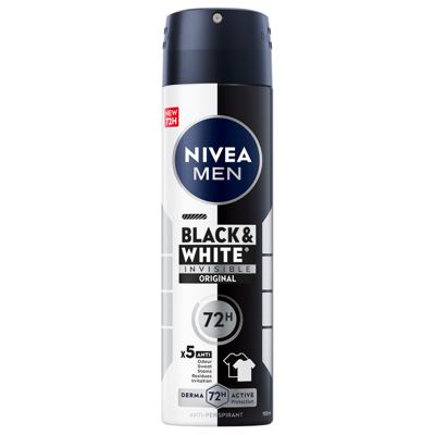 N-NIVEA DEO SPRAY 150ML MBLACK i WHITE POWER