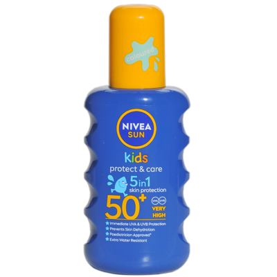 LOSION NIVEA SUN KIDS COLOURED SPREJ ZA SUNČANJE SPF50+200ML BEIERSDORF