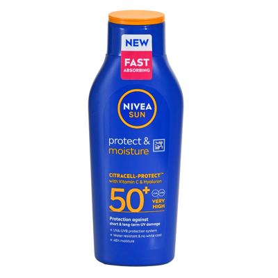 LOSION ZA ZAŠTITU OD SUNCA SUN PROTECT & MOISTURE SPF 50+ 400ML NIVEA