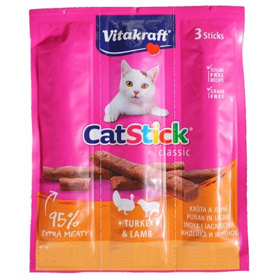 POSLASTICA VITAKRAFT MINI 18GCAT STICK PURAN JANJETINA 3KOM