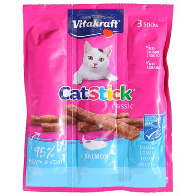 POSLASTICA VK Cat Stick mini losos MSC, 3kom