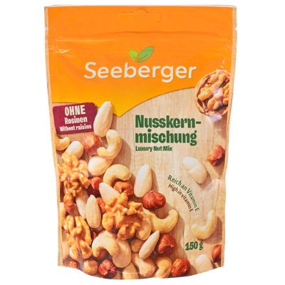 SEEBERGER LUXURY NUT MIX 150G BEZ GROŽĐICA -12/1-