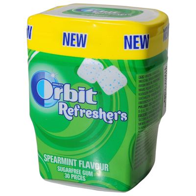 ŽVAKE ORBIT SPEARMINT REFRESH BOTLE 12 KOM