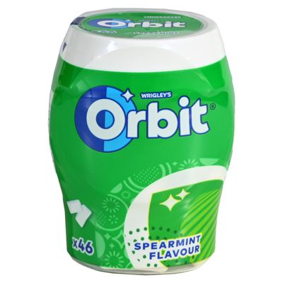 ORBIT BOTTLE SPEARMINT 46KOM 64GR