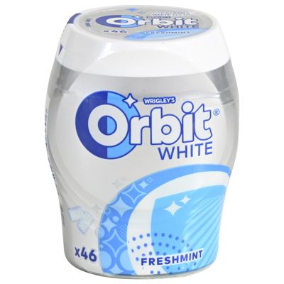 ORBIT WHITE FRESHMINT BOTTLE 46P