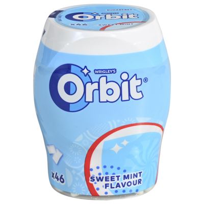 ŽVAKE ORBIT SWEETMINT 64G-6/1-