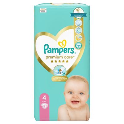 PAMPERS PREMIUM VP 4 MAXI (52)