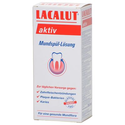 TEČ.ZA ISPIRANE USTA LACALUT AKTIV 300ML