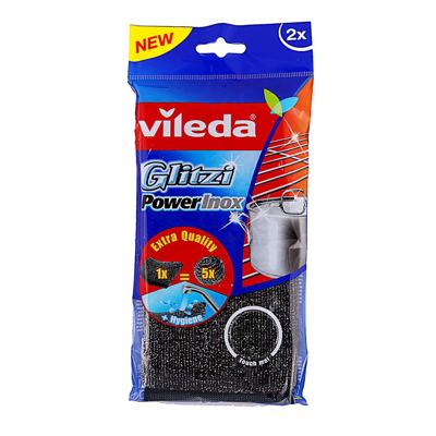 Vileda glitzi power inox spuž. 2 kom T