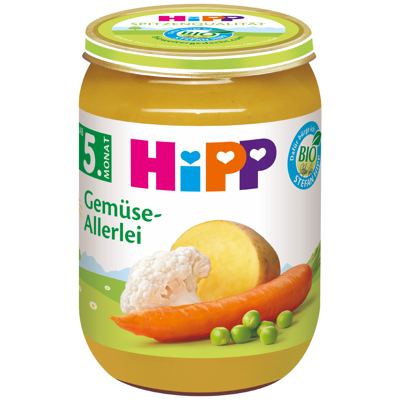 Hipp EKO mlado povrće 190g 5+