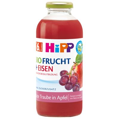 HIPP NAPITAK JABUKA/CRNO GROŽĐE FE