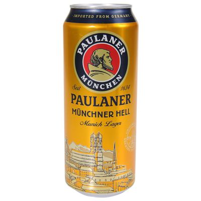 PIVO PAULANER MINHENSKO SVETLO 0,5L LIM. 4.9%ALK.
