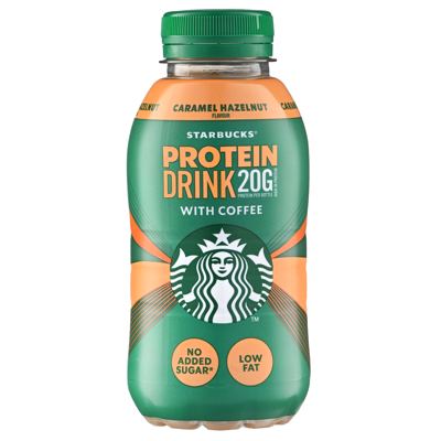 N-*KAVA STARBUCKS 330ML CARAMEL HAZELNUT -8/1- PROTEIN