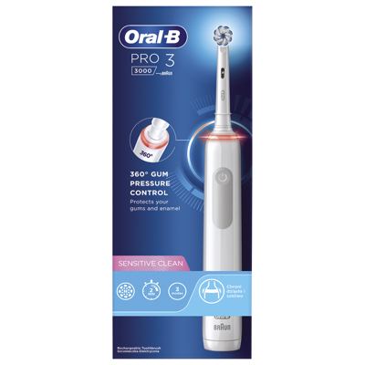 OralB el.četkica Pro3 3000 Sensit.Clean