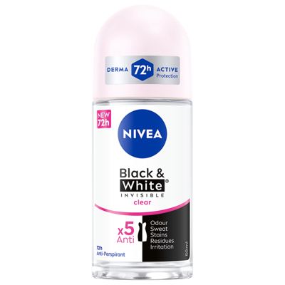 NIVEA DEO ROLL ON BLACK&WHITE CLEAR 50ml