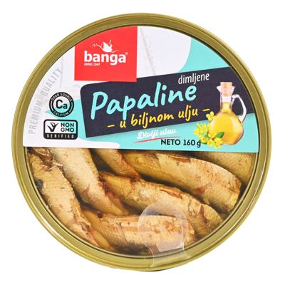 PAPALINA DIMLJENA 160 G/112 g BANGA