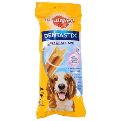 PEDIGREE DENTASTIX SRED. RASE 7KOM 180G