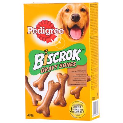 POSLASTICE ZA PSE PEDIGREE BISCROK GRAVY BONES 400 G MARS