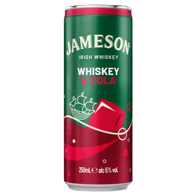*WHISKEY JAMESON i COLA 0,25l