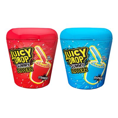 JUICY DROP GUMMY DIMERZ TUB 96G 8/1