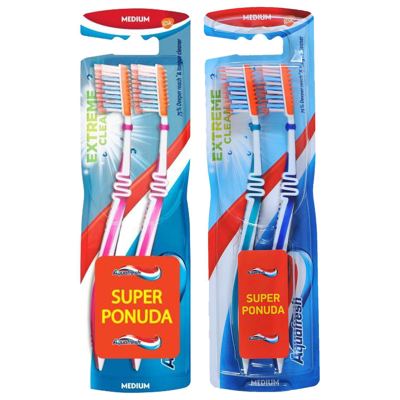 AQ ČETKICA EXTREME CL.MEDIUM DUO