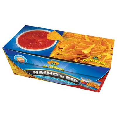 ČIPS TORTILLA+DIP SALSA 175 g