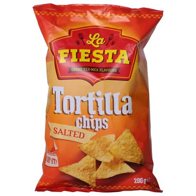 MEX TORTILJA ČIPS 200G NATURAL LA FIESTA -16/1-