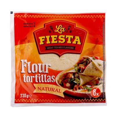 FLOUR TORTILLAS 320g LA FIESTA