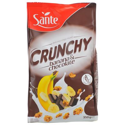OVSENE PAHULJICE BANANA ČOKOLADA 350G SANTE
