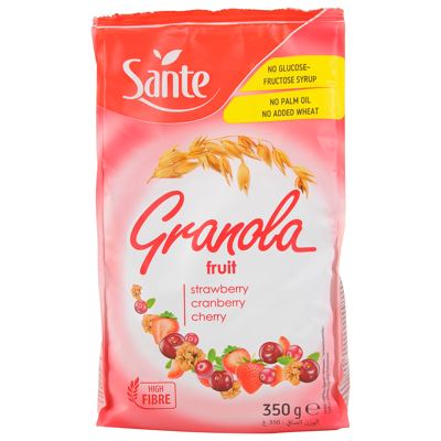 SANTE GRANOLA FRUIT U VREĆICI 350G