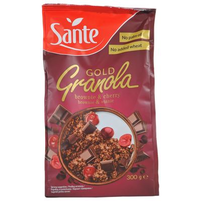 Sante Granola Gold BROWNIE i TREŠNJA u vrećici 300g