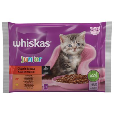 WHISKAS 4x85g 2-12 VR JUNIOR MIX