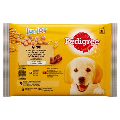 PEDIGREE JUNIOR PIL/GOV/RIŽA 4X100G